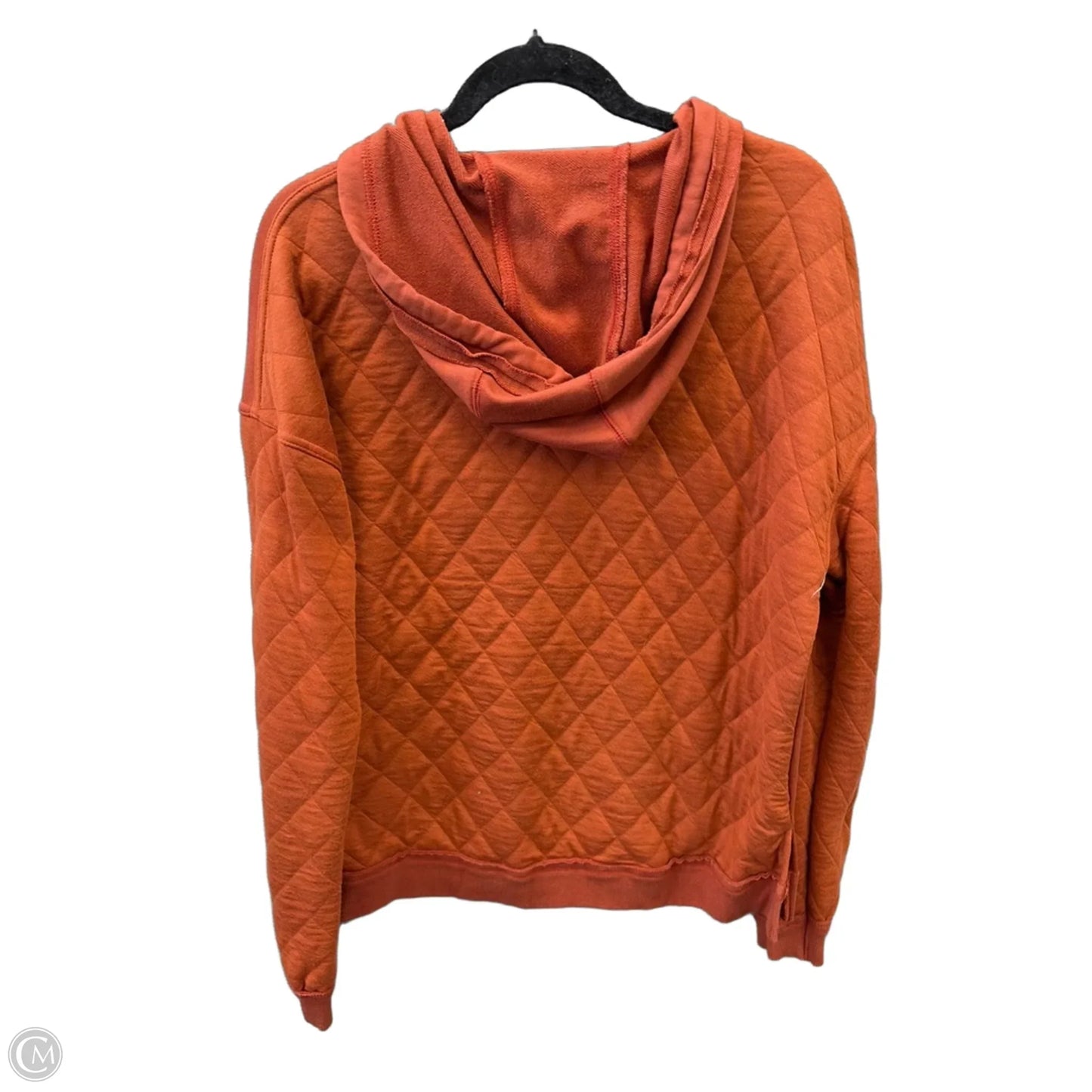 Sweatshirt Hoodie By Clothes Mentor In Orange, Size: M