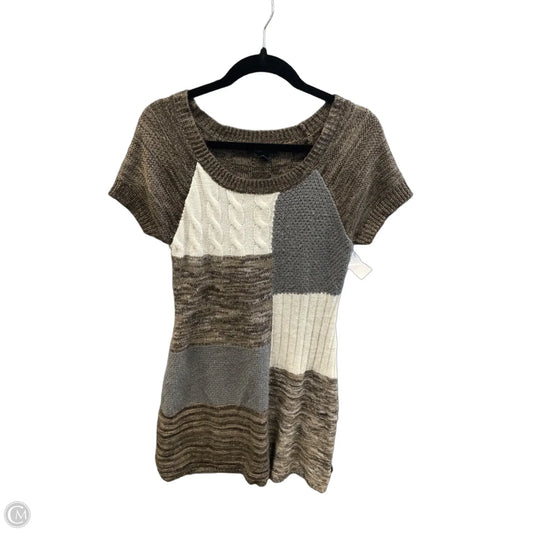 Dress Sweater By Style And Company In Brown, Size: M
