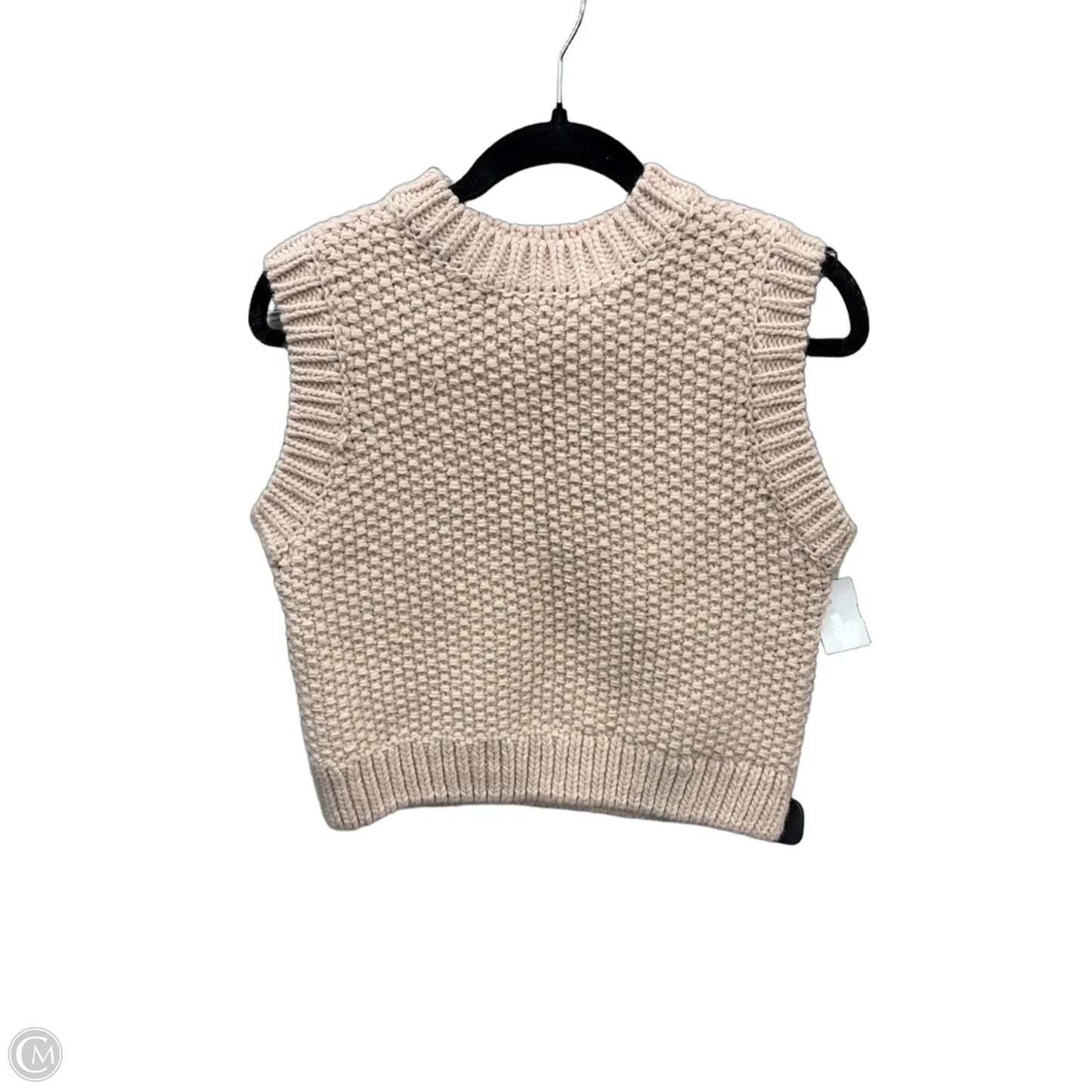 Vest Sweater By H&m In Tan, Size: S