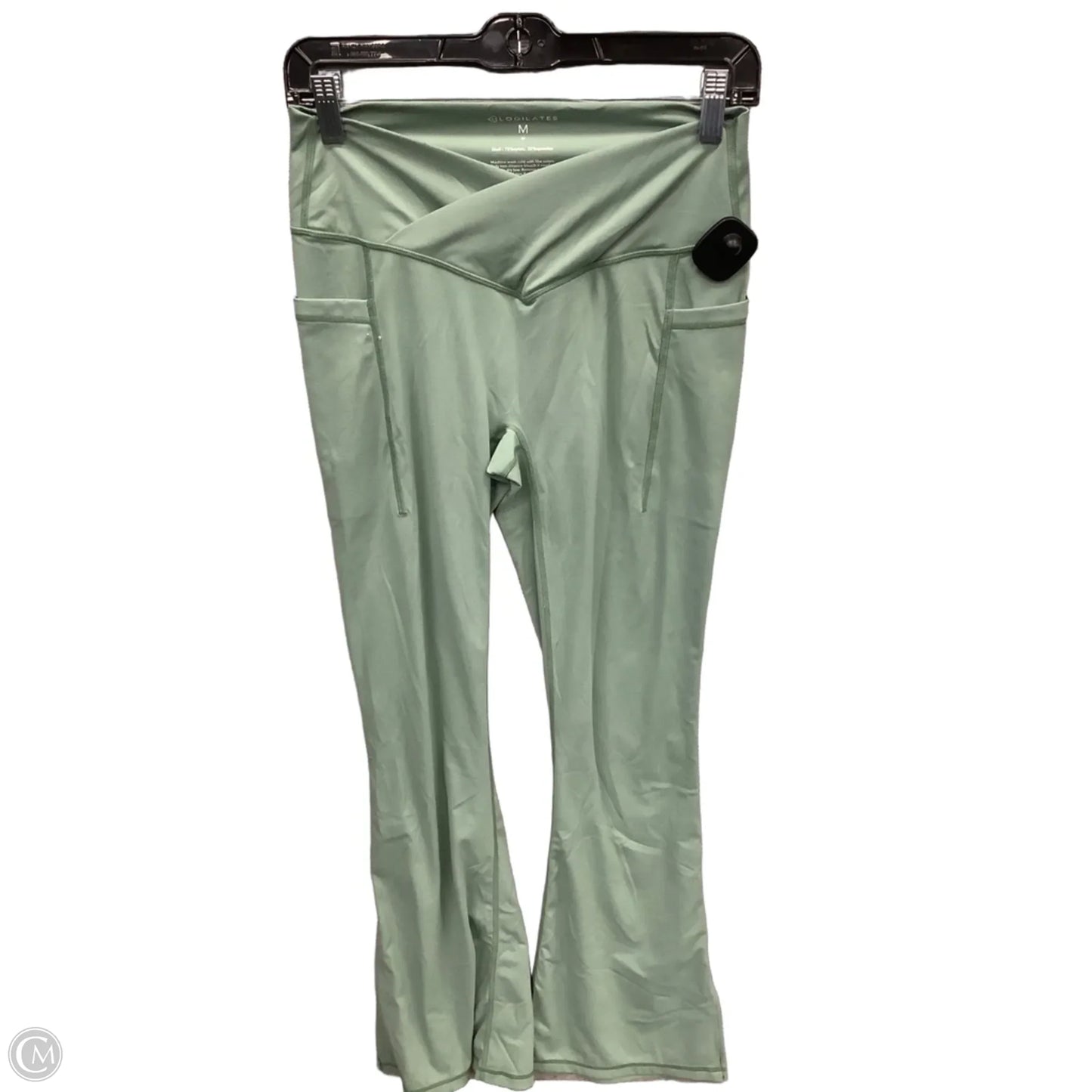 Athletic Leggings By Clothes Mentor In Green, Size: M