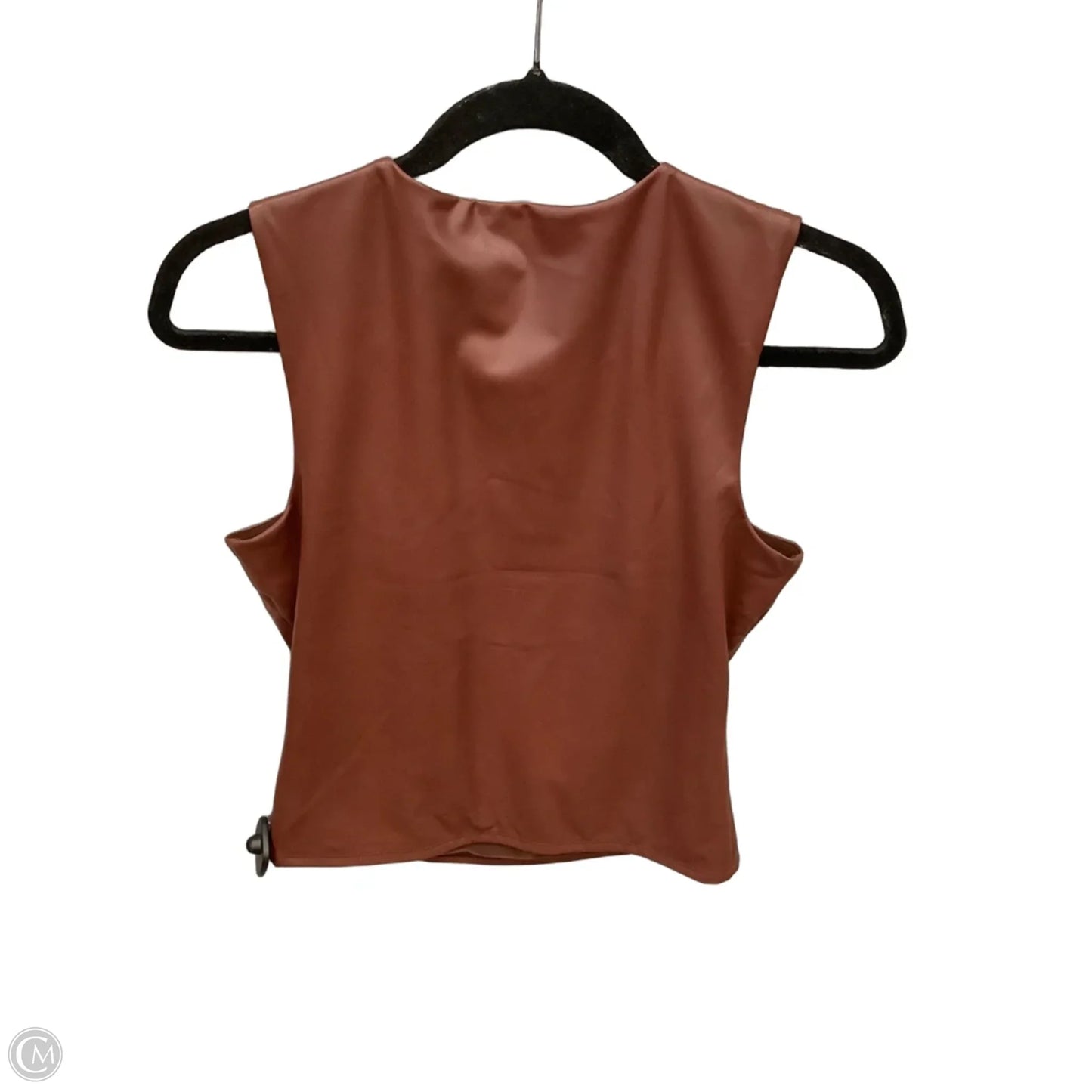 Top Sleeveless By Express In Brown, Size: M
