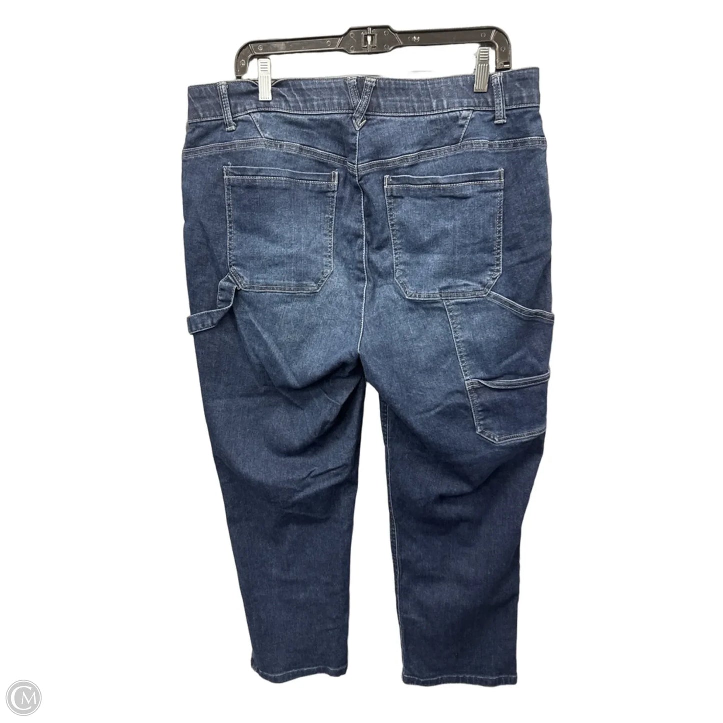 Jeans Cropped By Democracy In Blue Denim, Size: 16