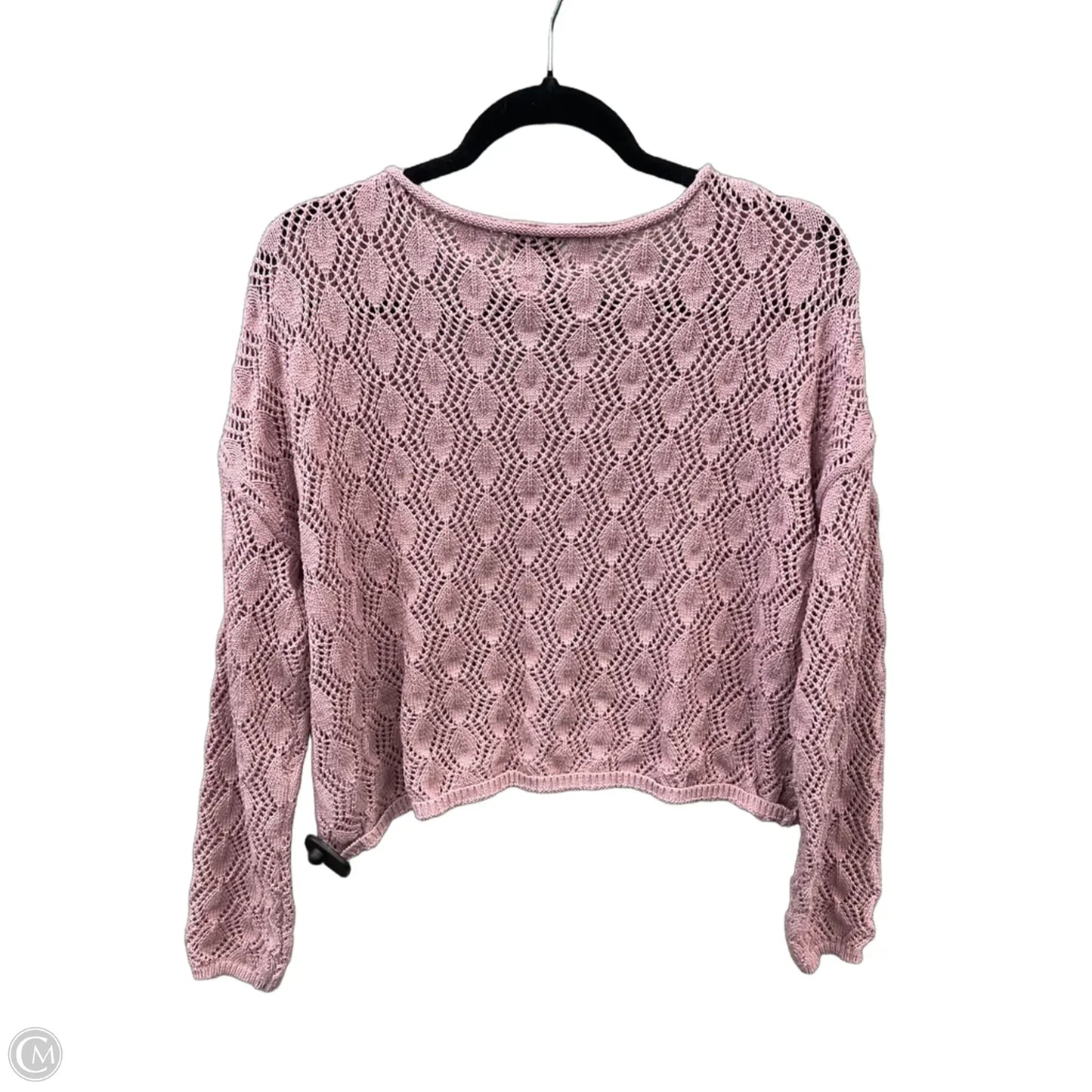 Sweater By Pink Rose In Purple, Size: L