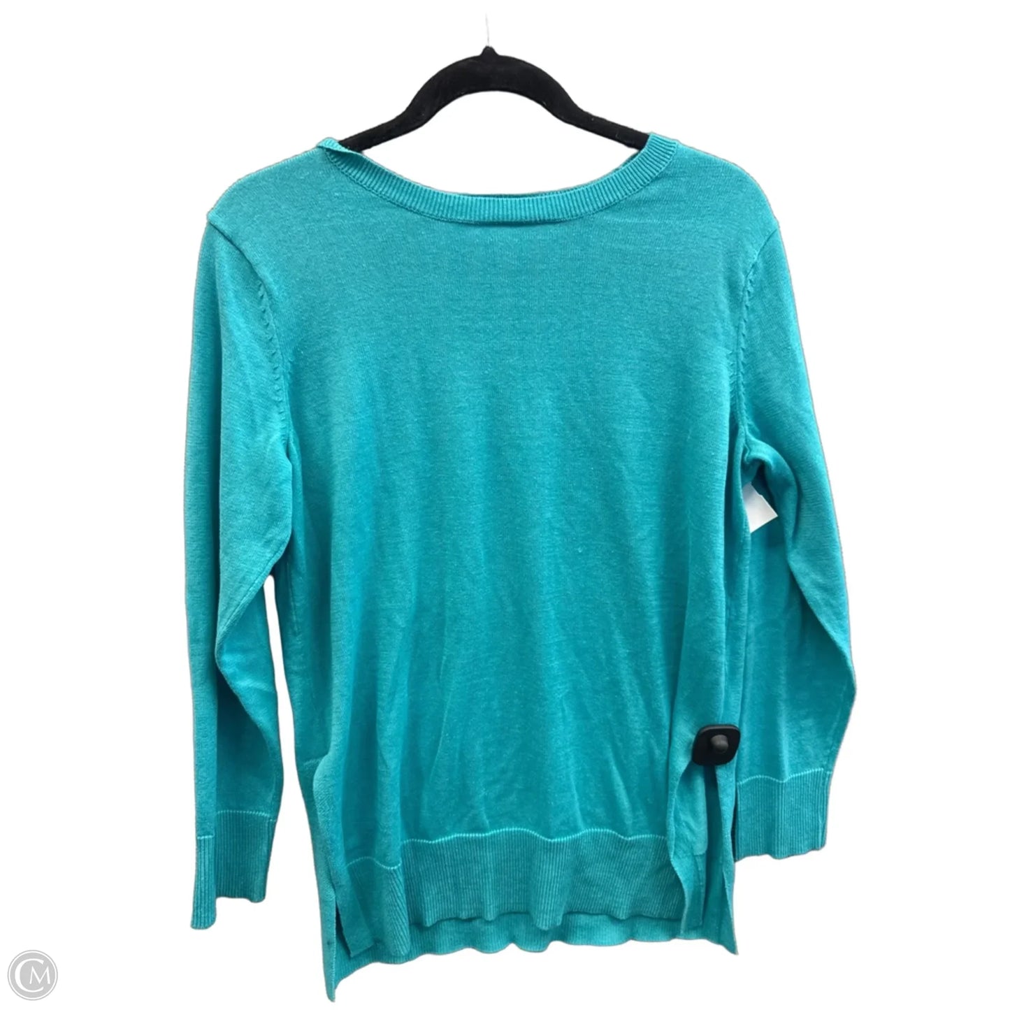 Top Long Sleeve By Maison Jules In Blue, Size: M