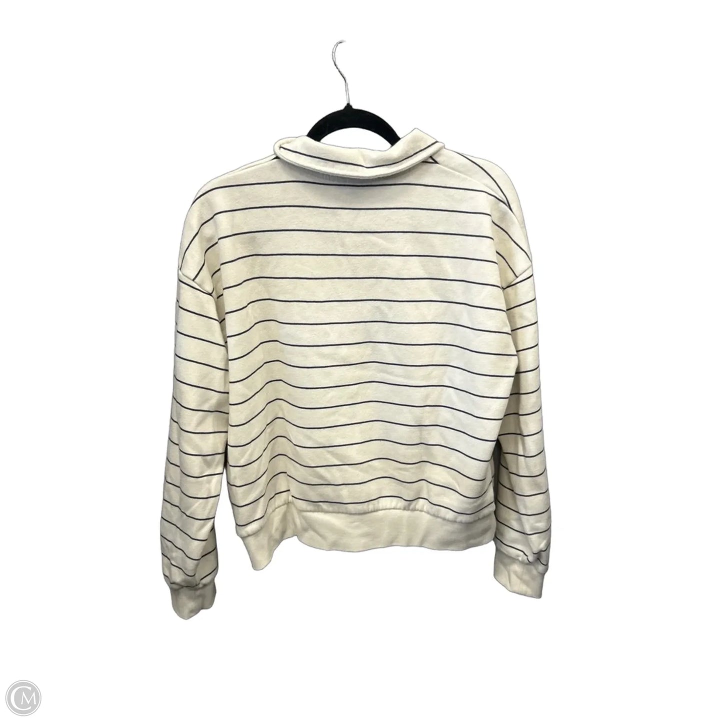 Sweatshirt Collar By Universal Thread In Striped Pattern, Size: L