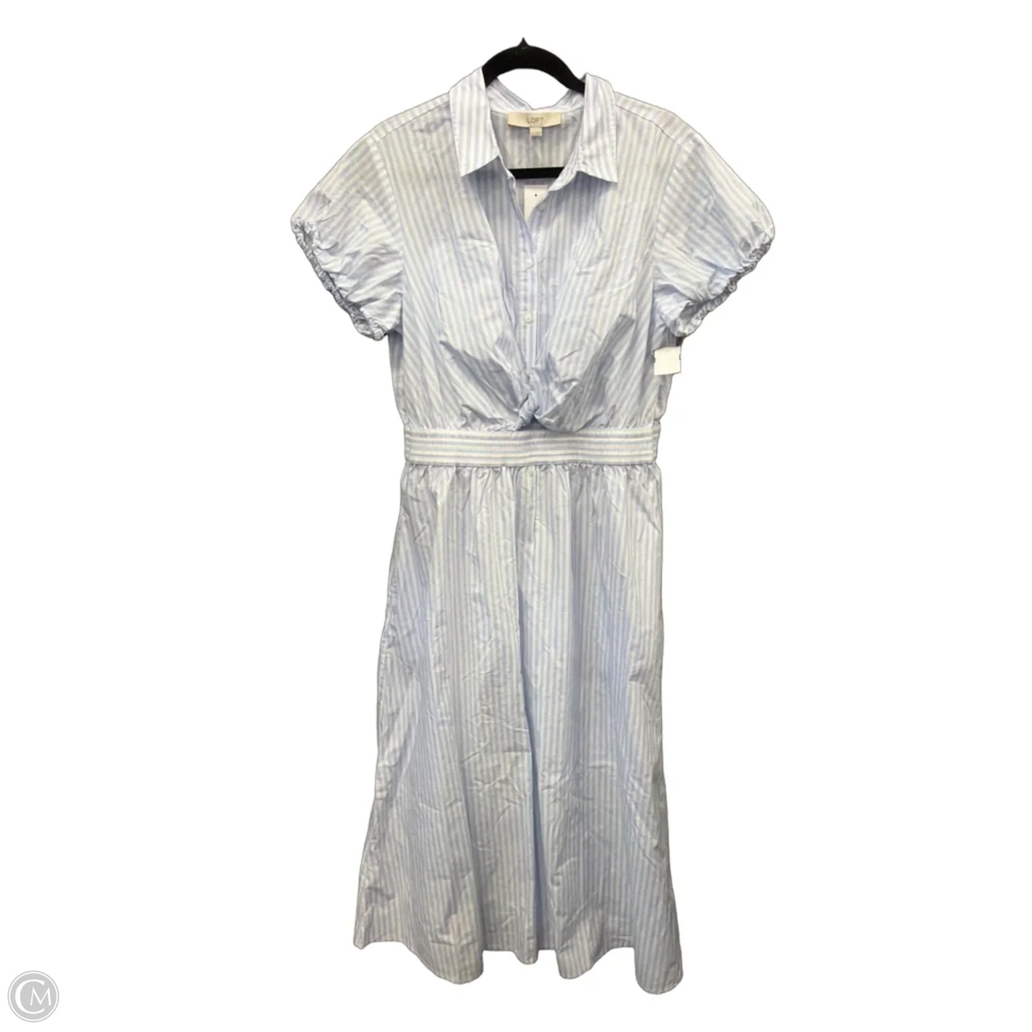 Dress Casual Maxi By Loft In Blue, Size: L