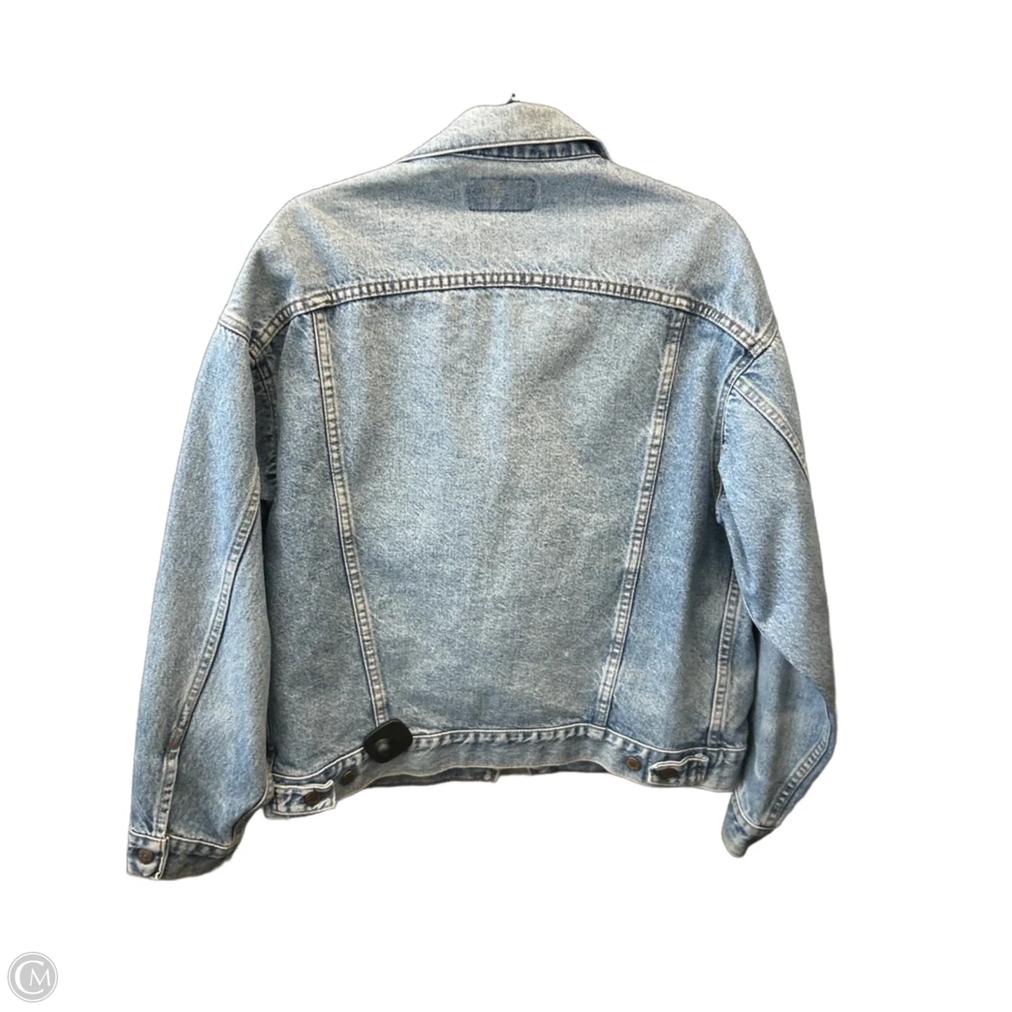 Jacket Denim By Levis In Blue Denim, Size: L