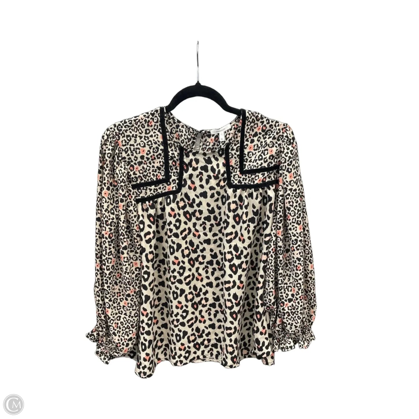 Blouse Long Sleeve By Maurices In Animal Print, Size: Xl