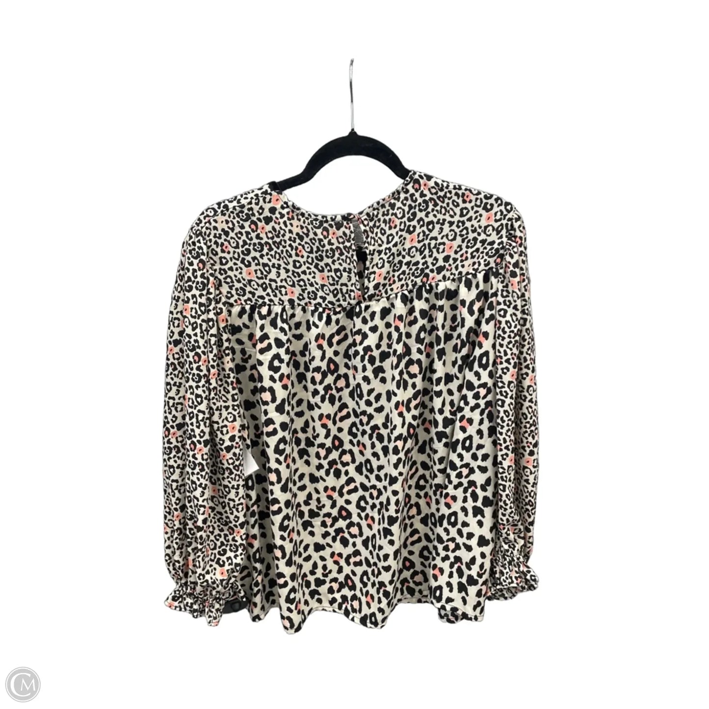 Blouse Long Sleeve By Maurices In Animal Print, Size: Xl