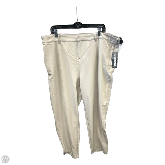 Athletic Pants By 32 Degrees In Tan, Size: Xxl