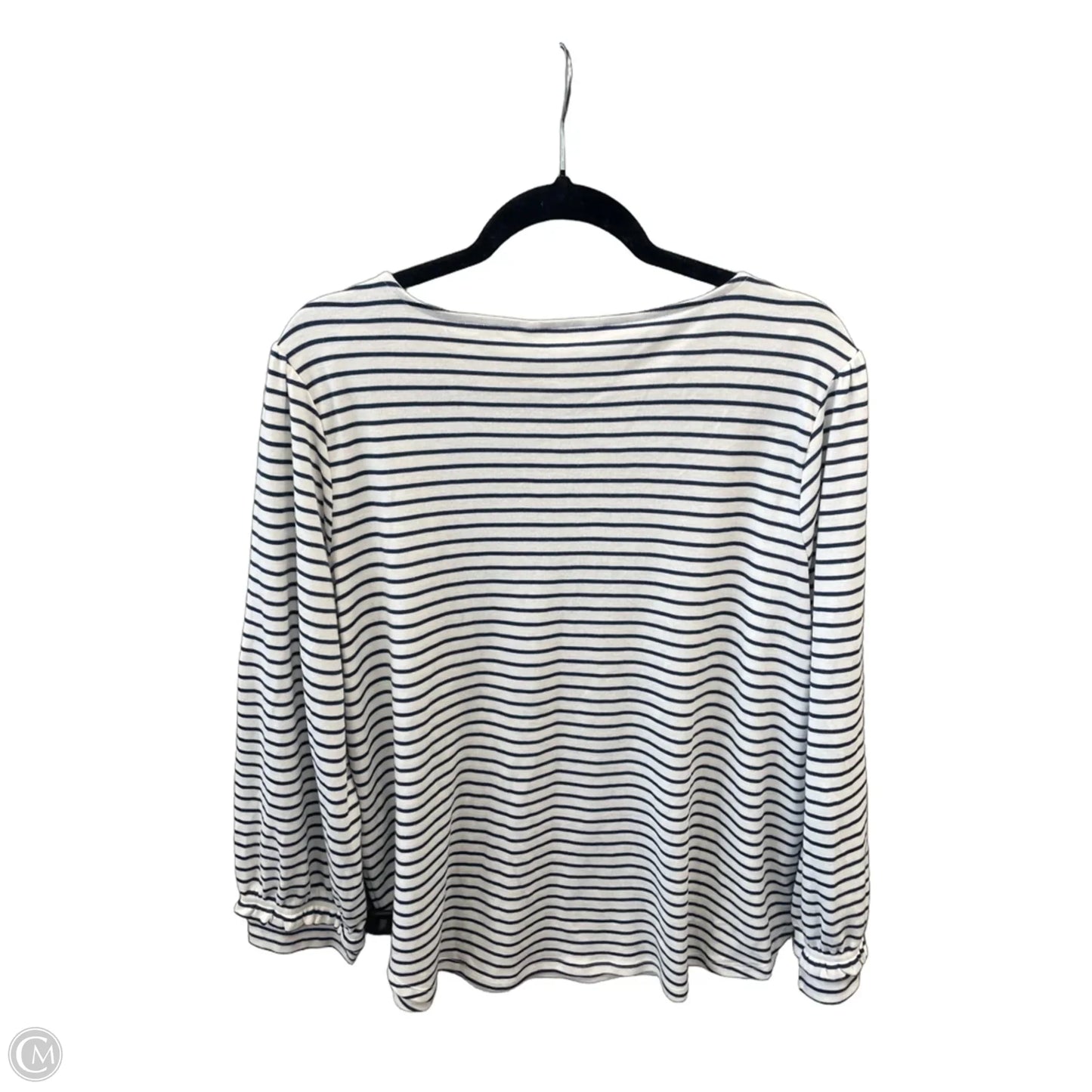 Top Long Sleeve By Lc Lauren Conrad In Striped Pattern, Size: Xl