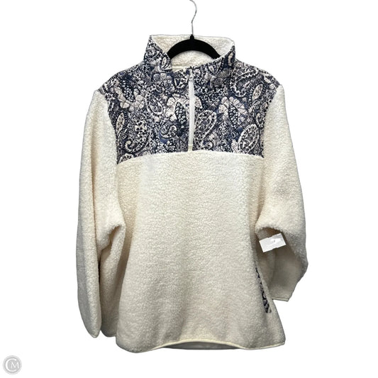 Sweatshirt Collar By Vera Bradley In White, Size: 3x