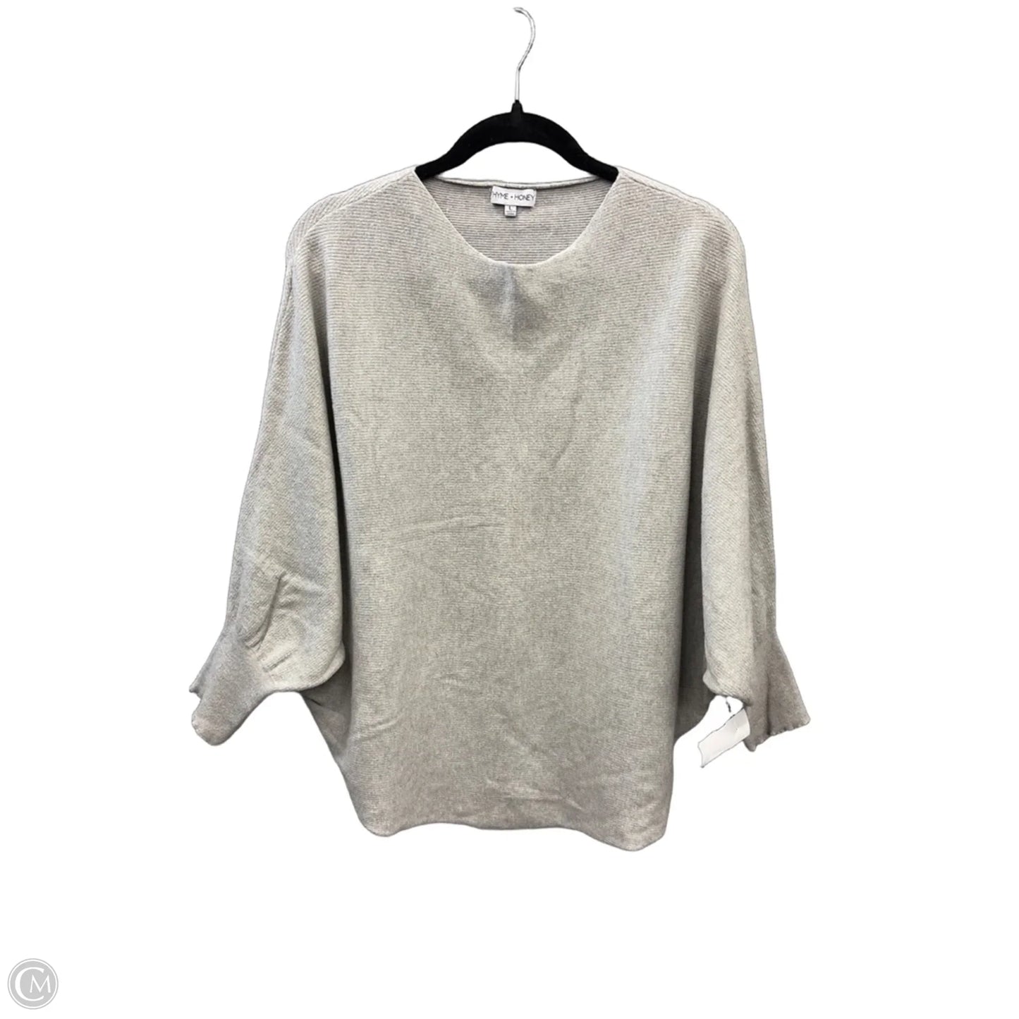 Sweater By Thyme And Honey In Grey, Size: L