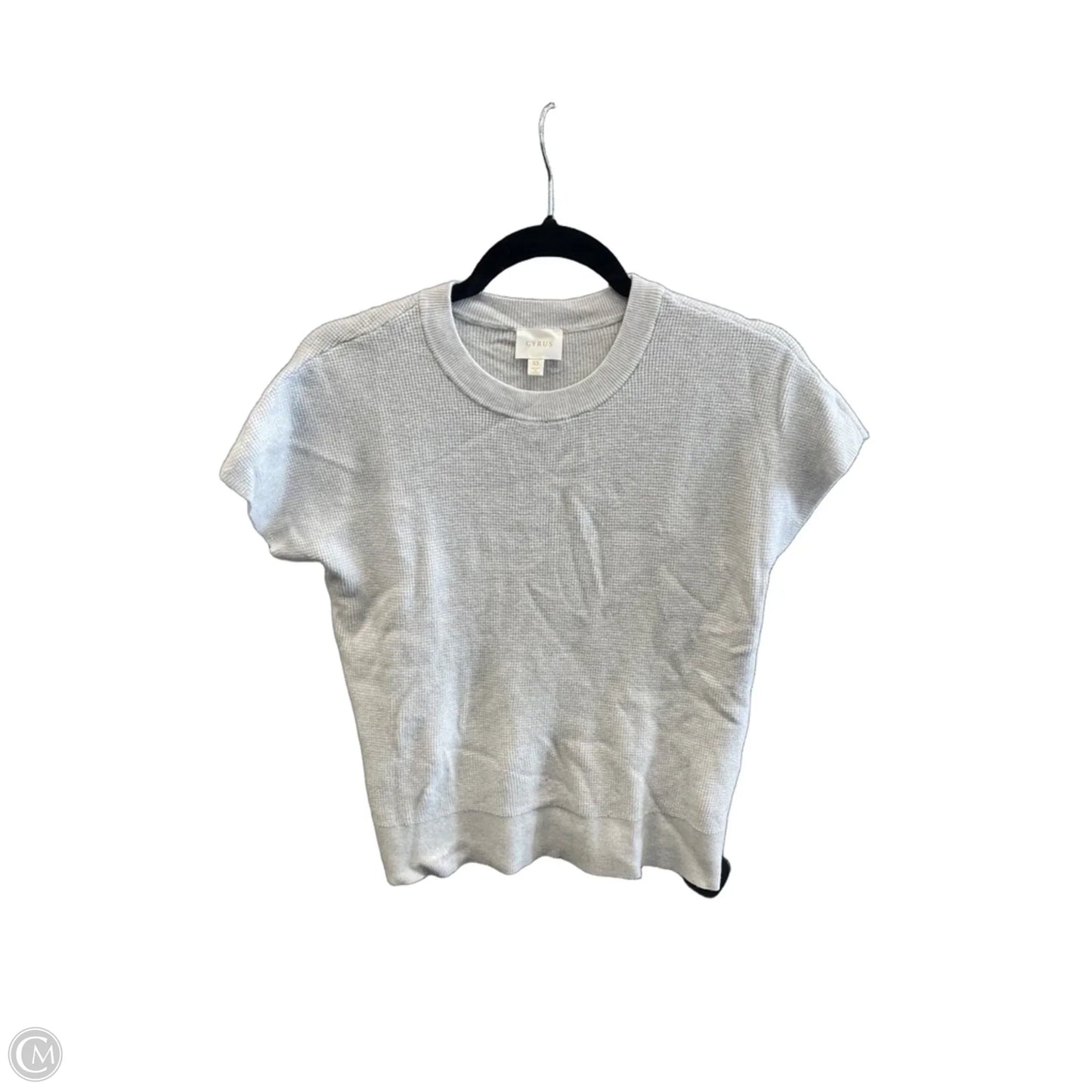 Top Short Sleeve By Cyrus In Grey, Size: Xs