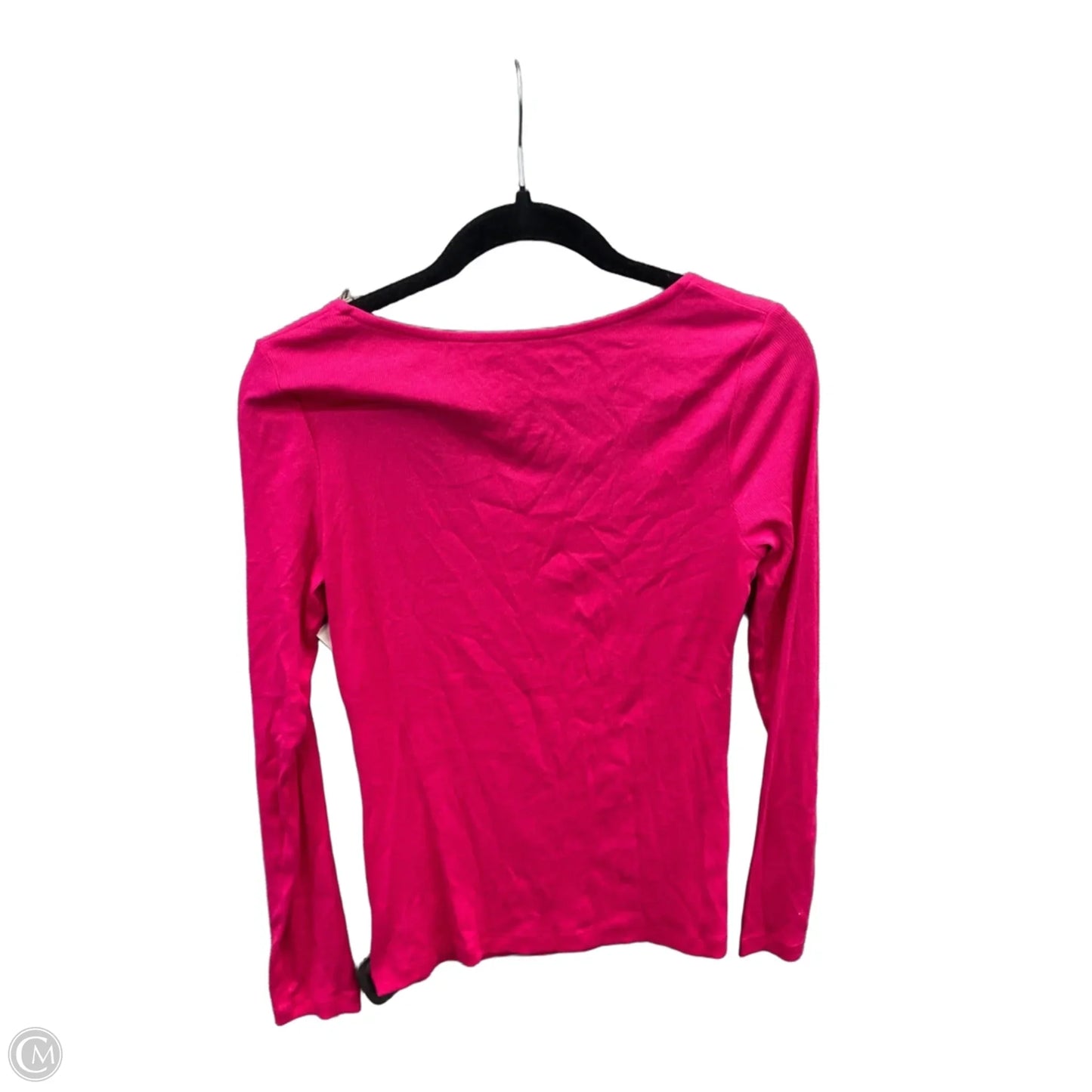 Top Long Sleeve Basic By A New Day In Pink, Size: S