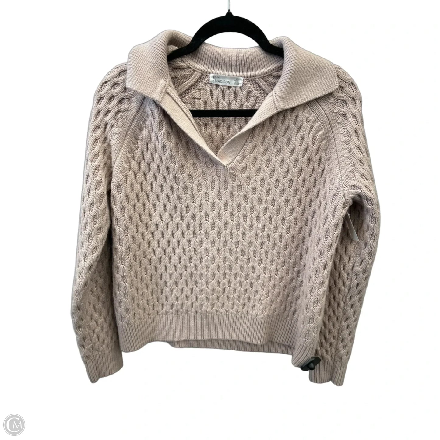 Sweater By 89th And Madison In Mauve, Size: L