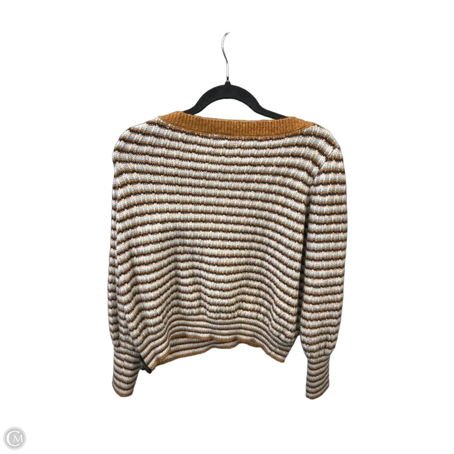 Sweater By Nine West In Striped Pattern, Size: Xl