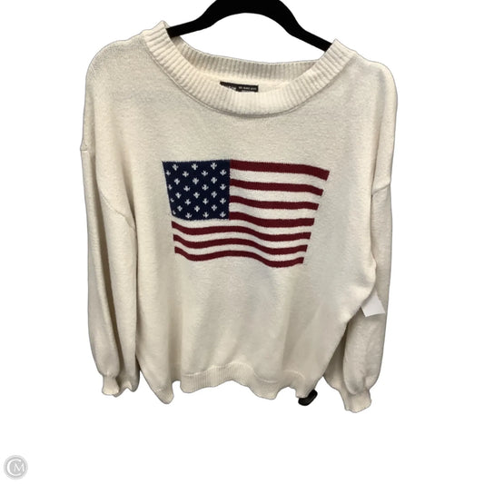 Sweater By Shein In Cream, Size: L