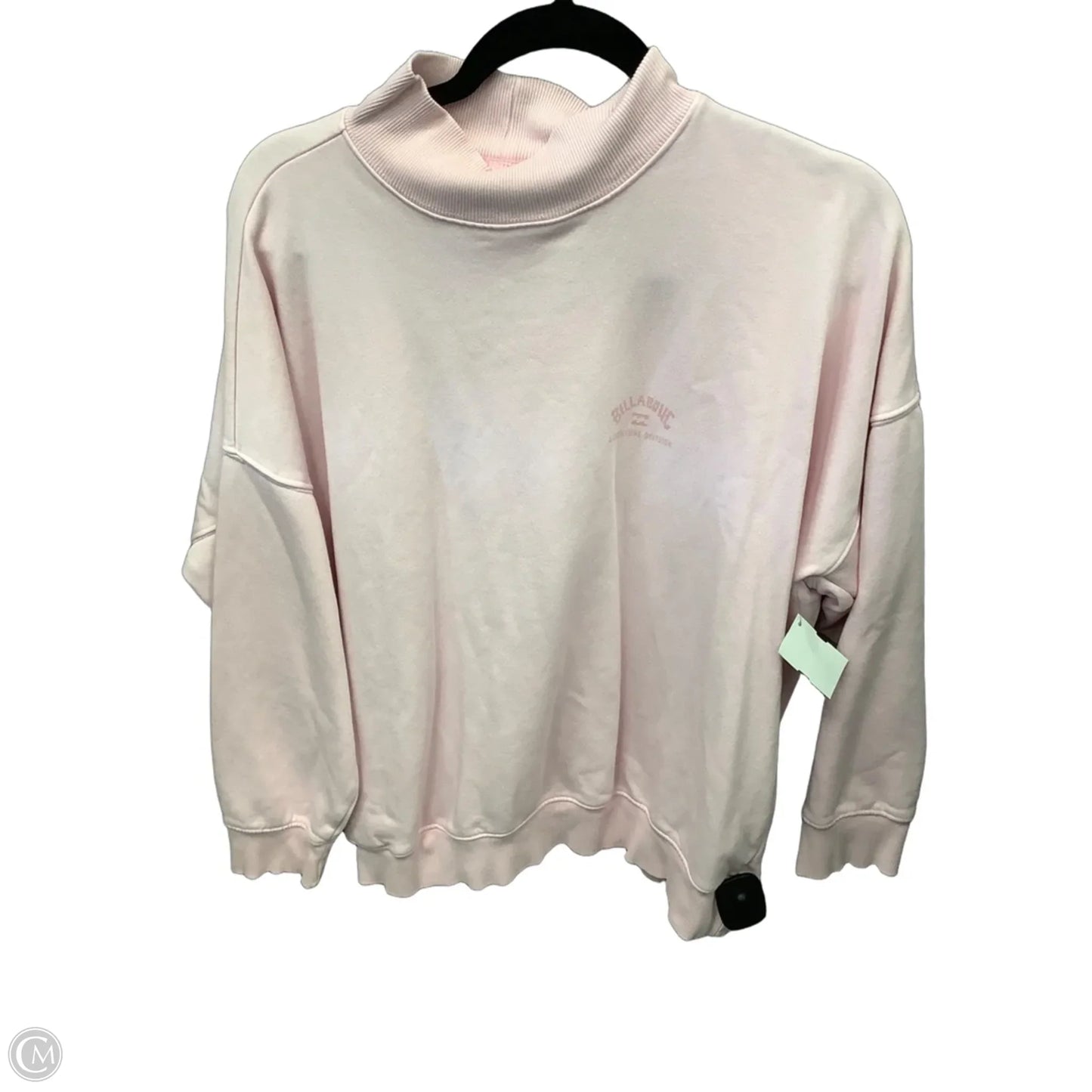 Sweatshirt Crewneck By Billabong In Pink, Size: M