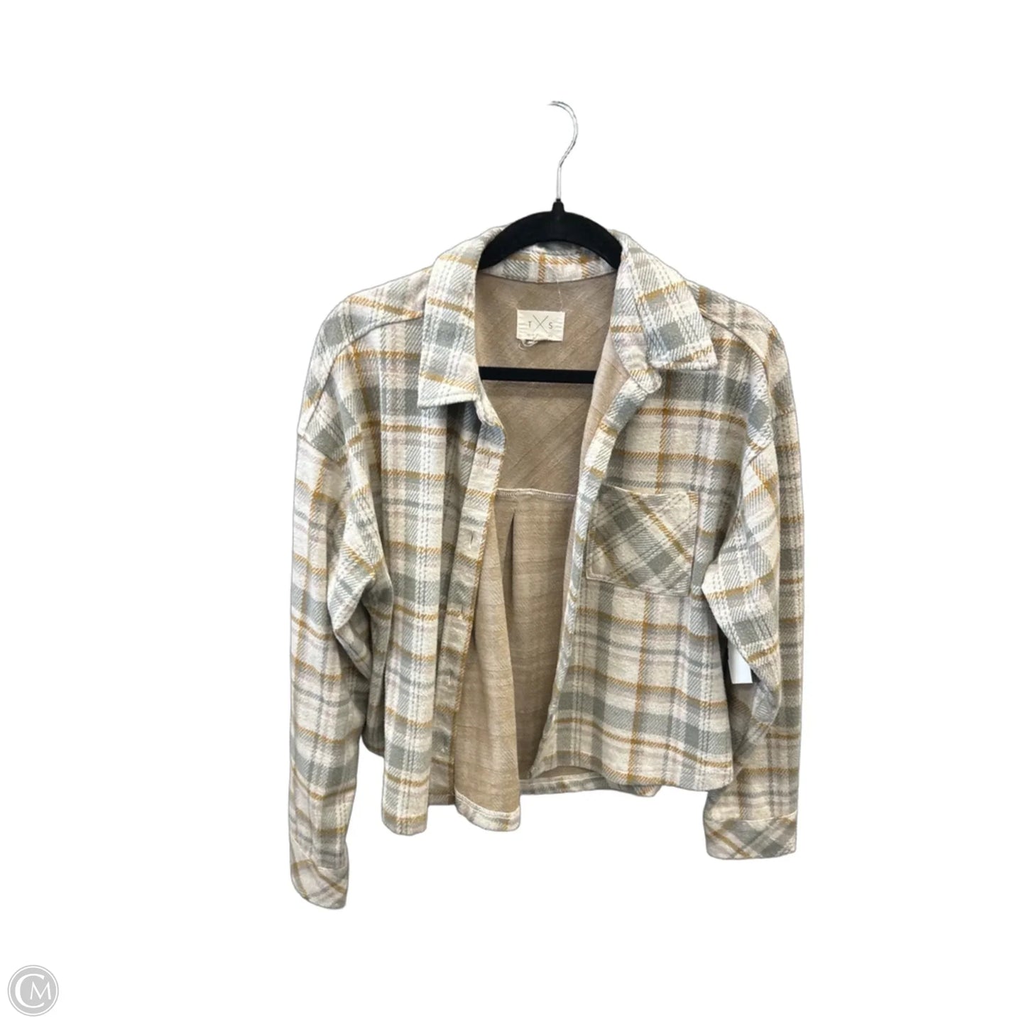 Jacket Shirt By Thread And Supply In Plaid Pattern, Size: Xl