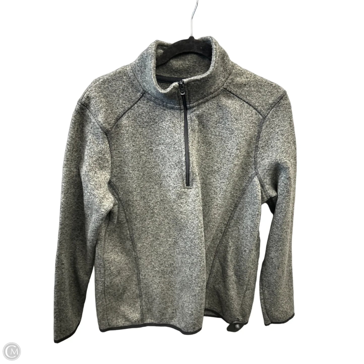 Sweatshirt Collar By Eddie Bauer In Grey, Size: Xl