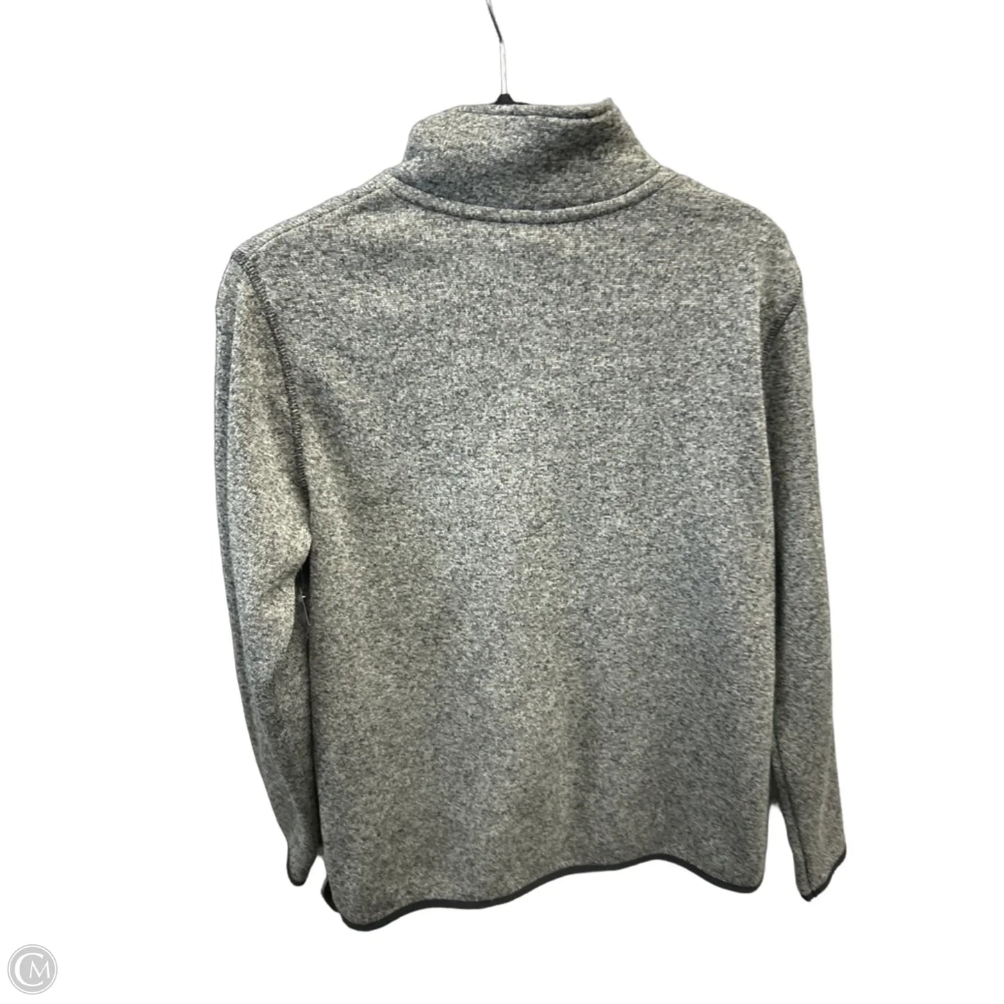 Sweatshirt Collar By Eddie Bauer In Grey, Size: Xl