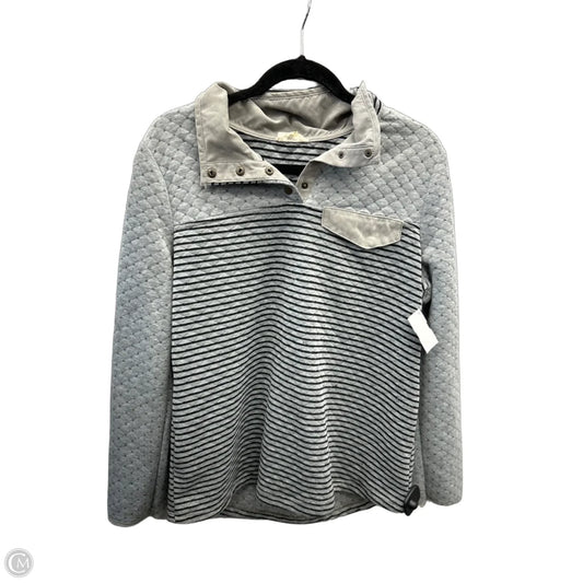 Sweatshirt Collar By Entro In Grey, Size: L