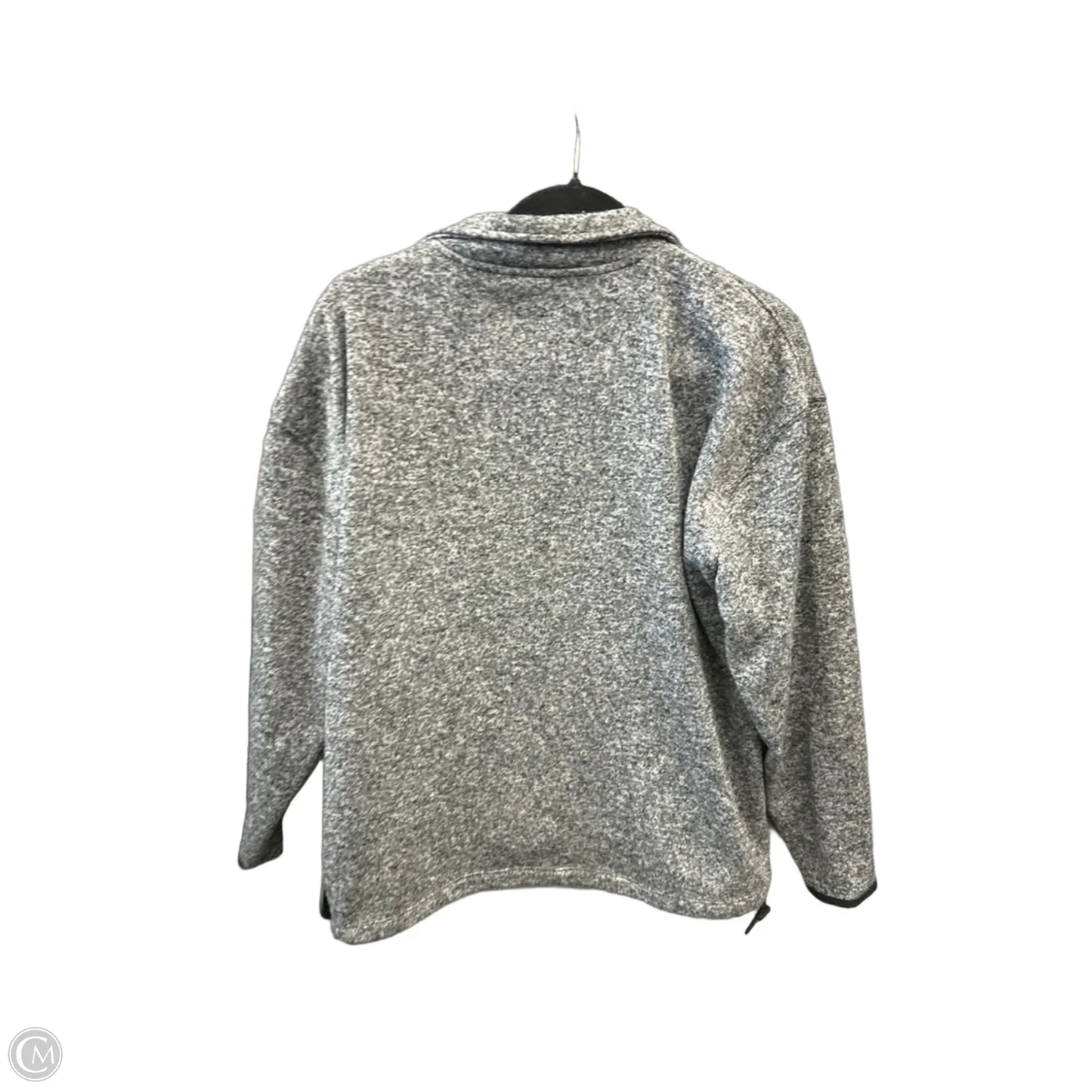 Sweatshirt Collar By Pink In Grey, Size: M
