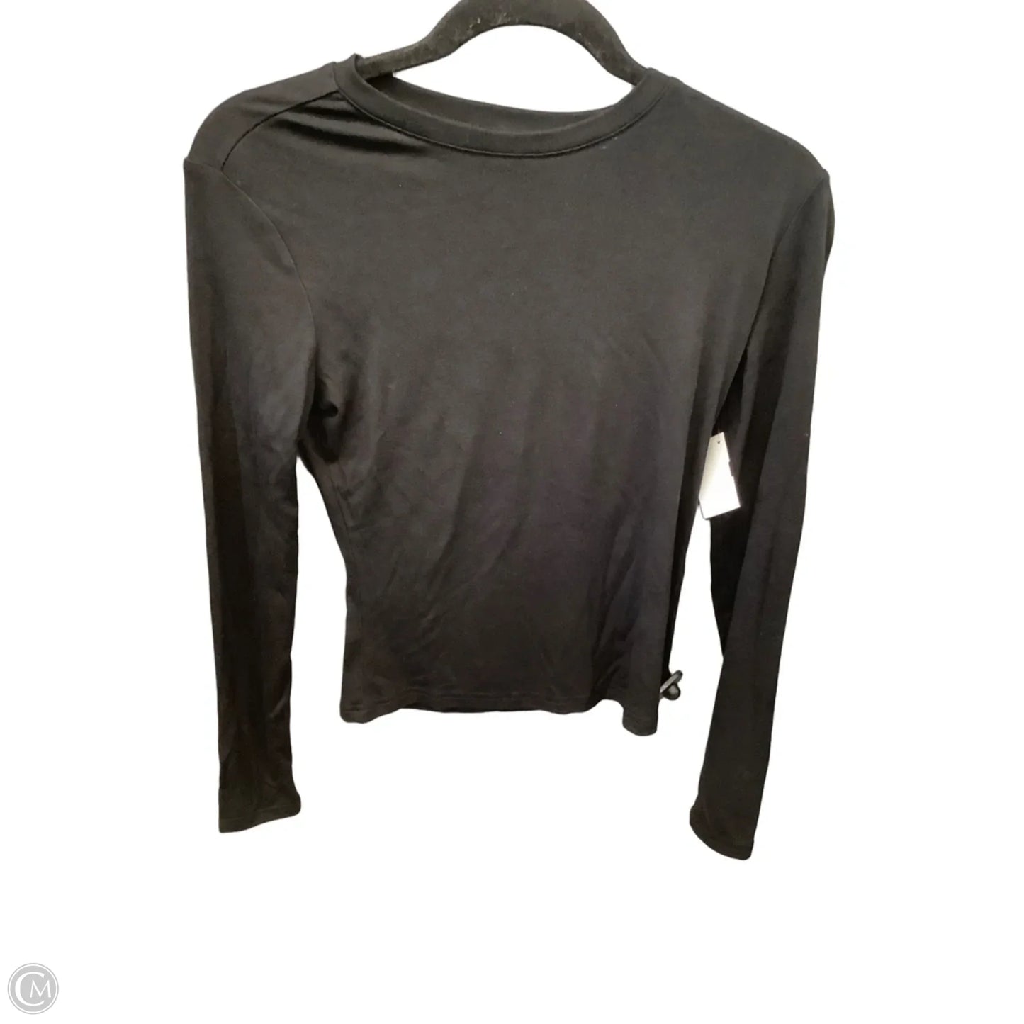 Top Long Sleeve Basic By Clothes Mentor In Black, Size: S