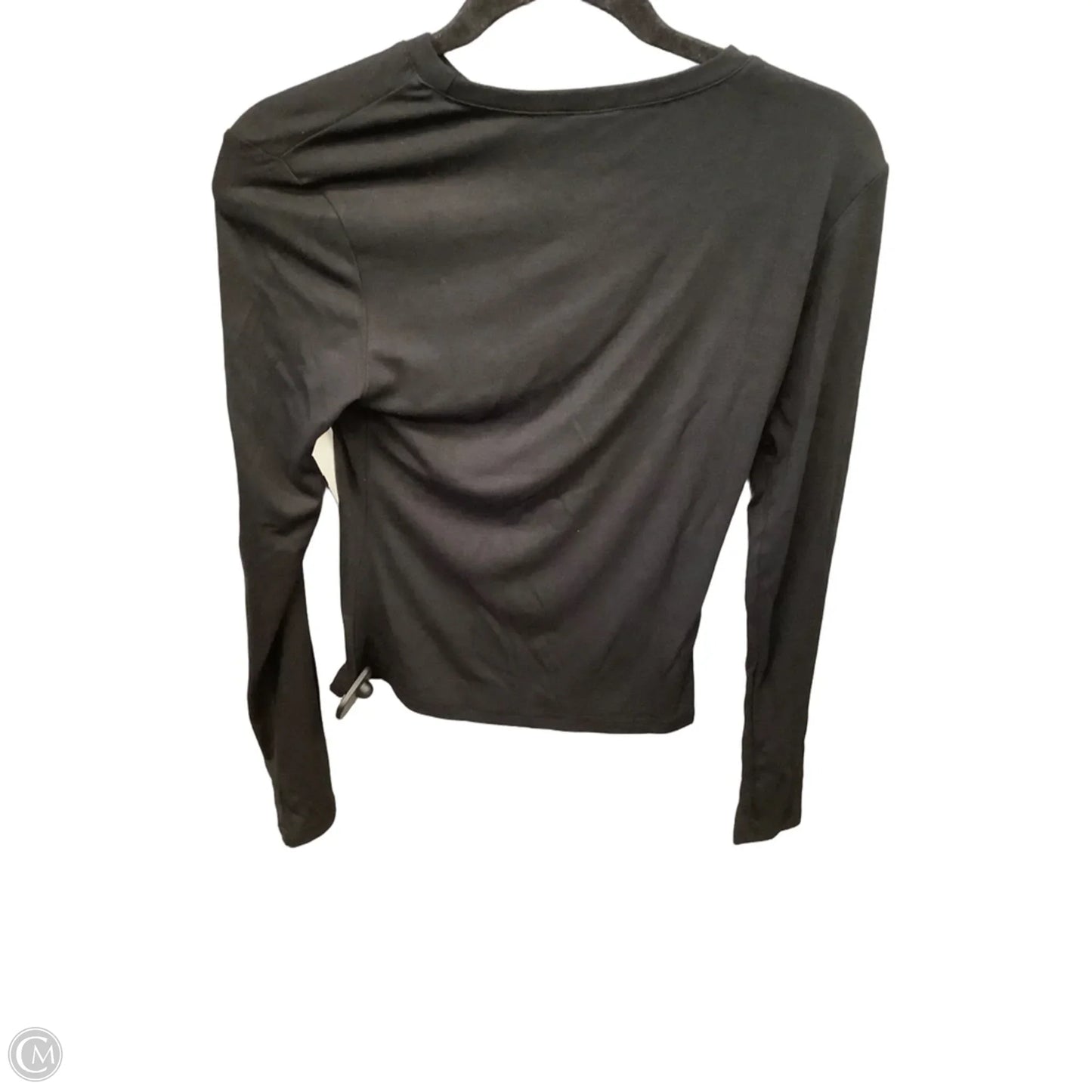Top Long Sleeve Basic By Clothes Mentor In Black, Size: S
