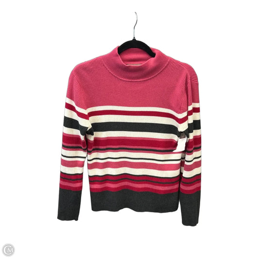 Sweater By Croft And Barrow In Pink, Size: L