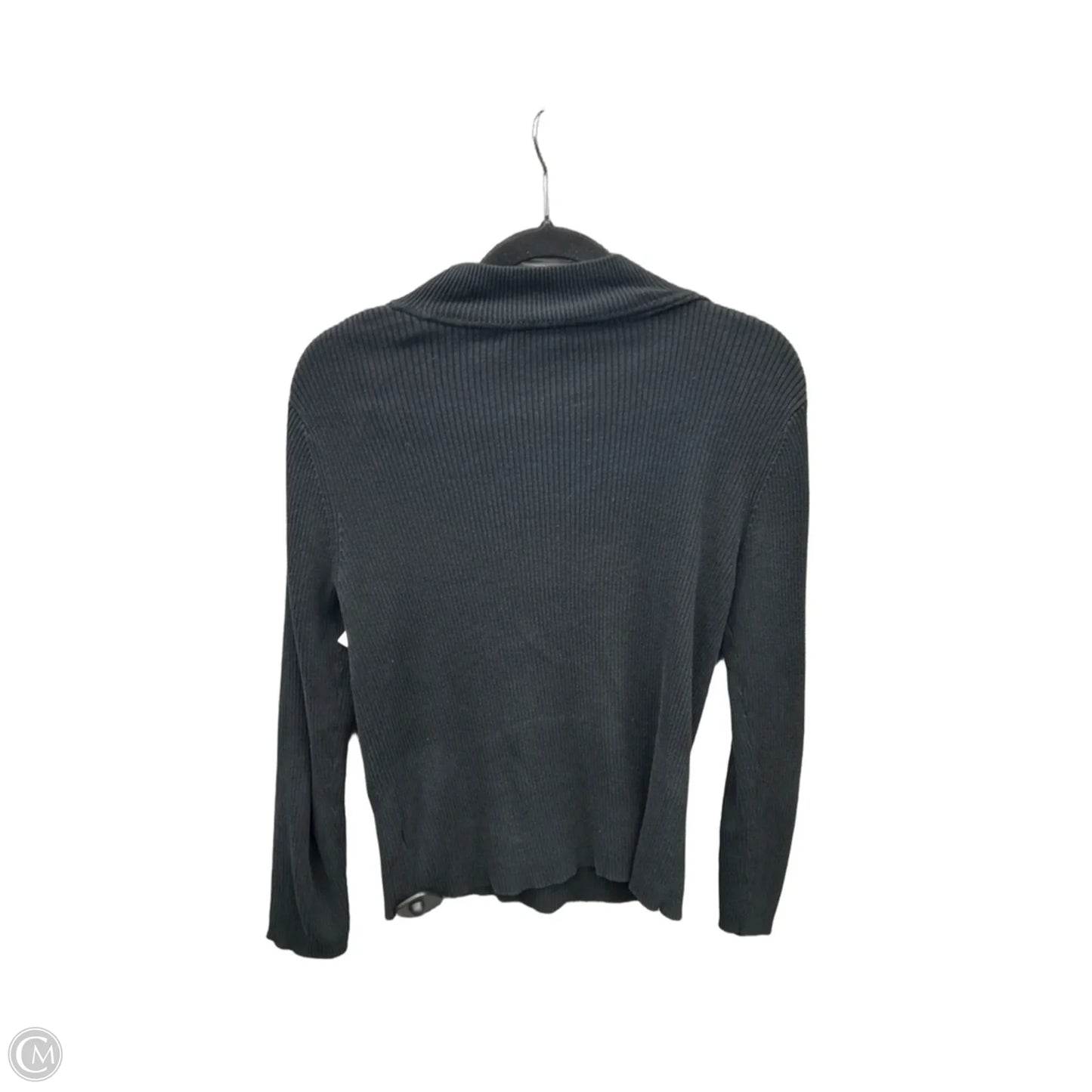 Sweater By Croft And Barrow In Black, Size: L