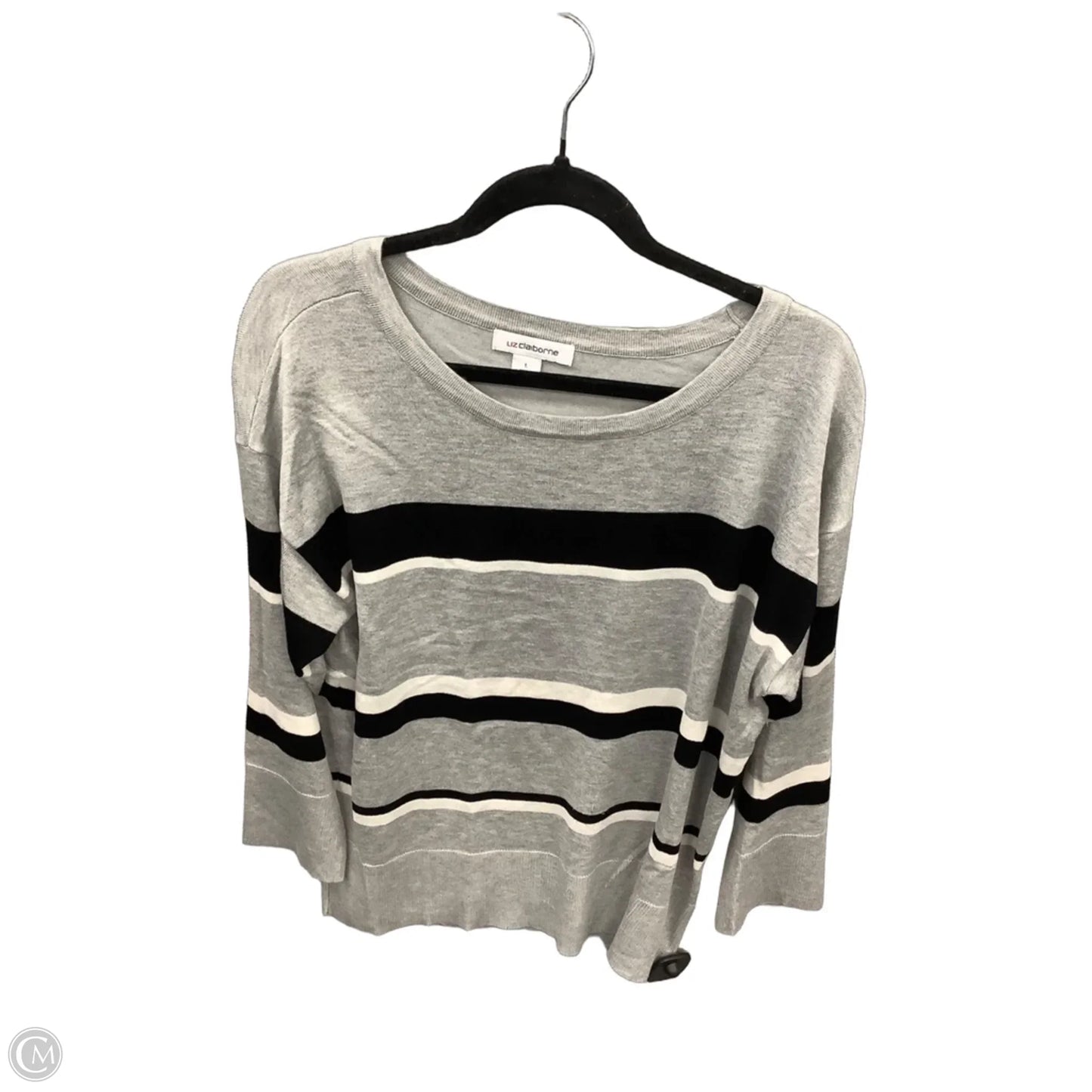 Top Long Sleeve By Liz Claiborne In Tan, Size: L