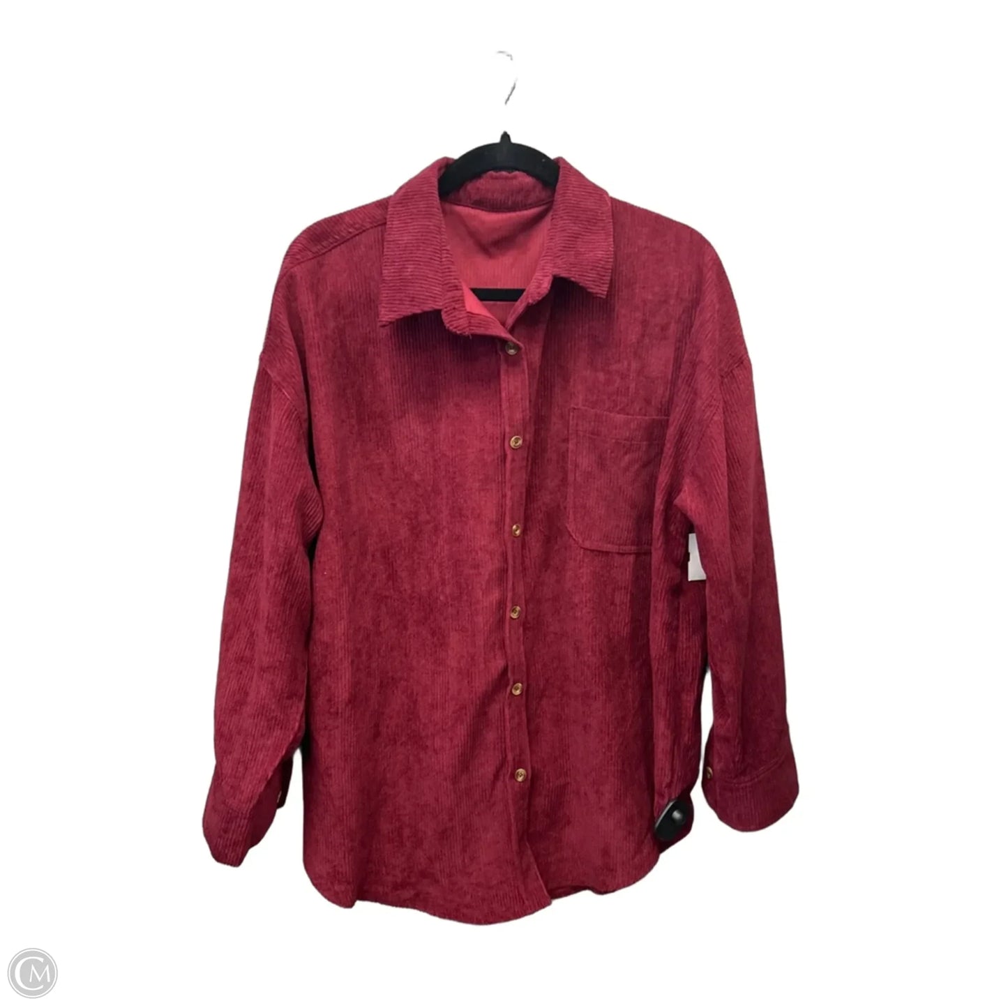 Top Long Sleeve By Clothes Mentor In Red, Size: Xl