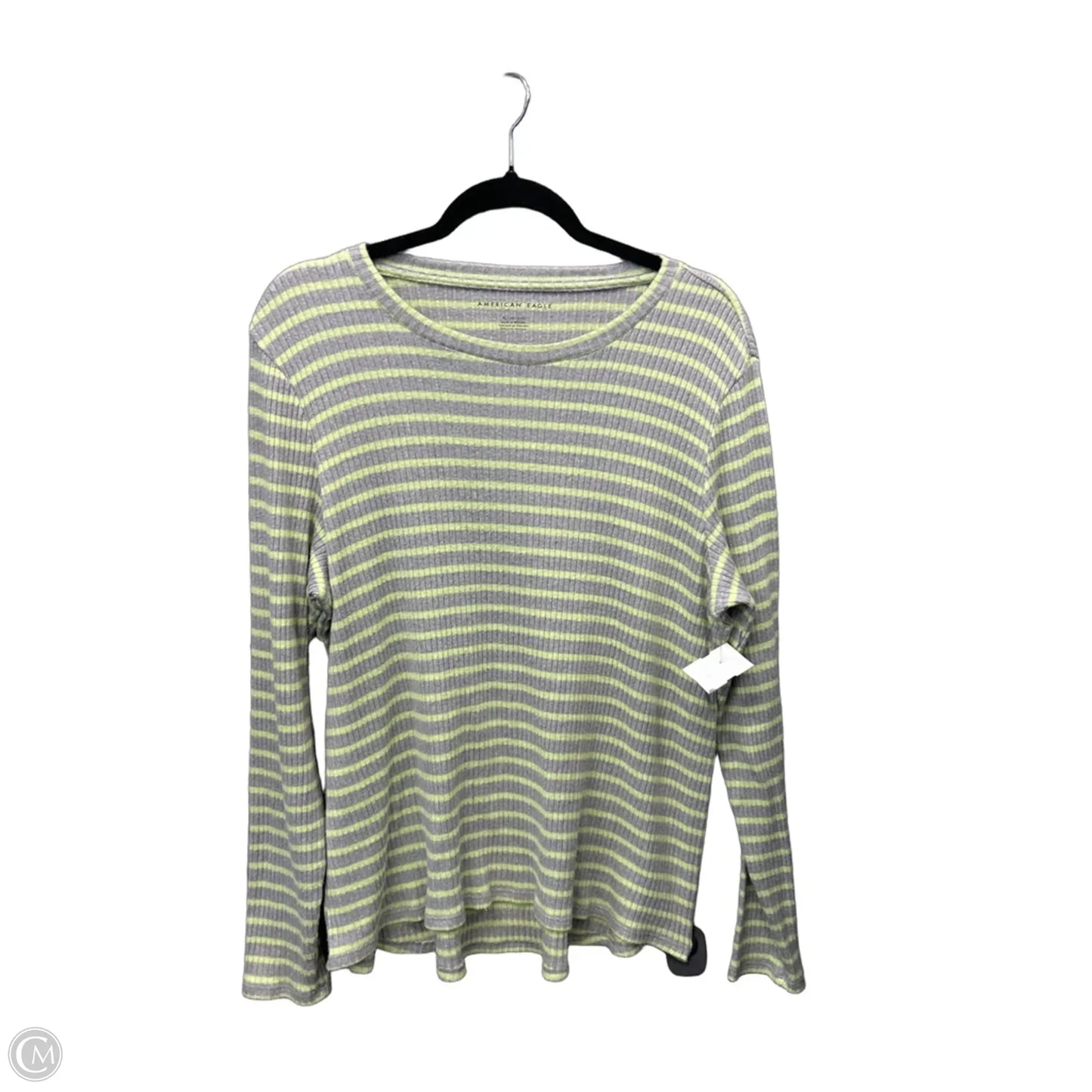 Tunic Long Sleeve By American Eagle In Striped Pattern, Size: Xl