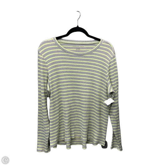 Tunic Long Sleeve By American Eagle In Striped Pattern, Size: Xl
