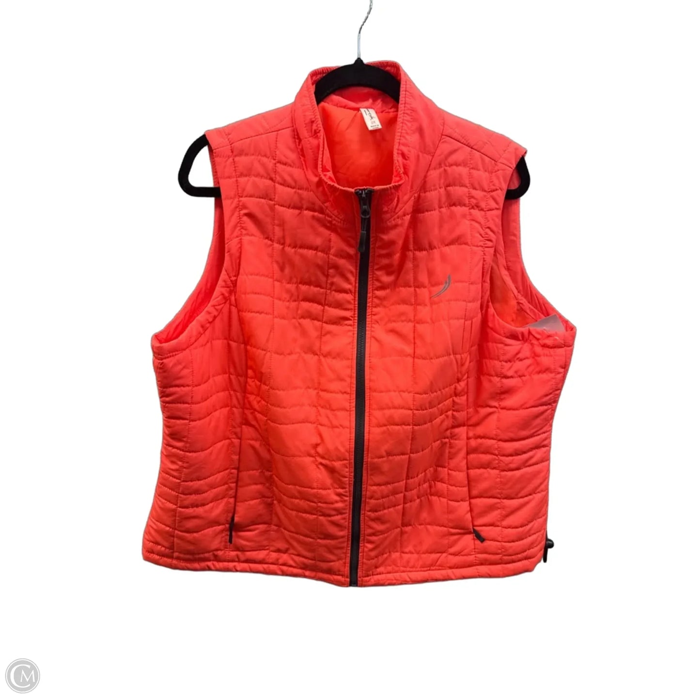 Vest Puffer & Quilted By Exertek In Orange, Size: 2x