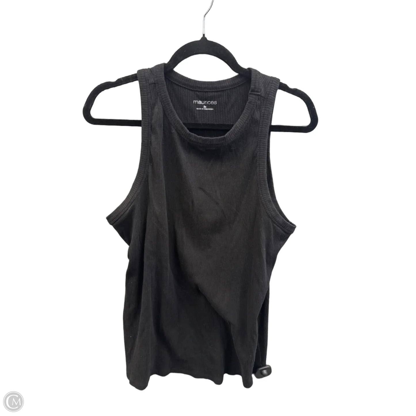 Top Sleeveless Basic By Maurices In Black, Size: 2x