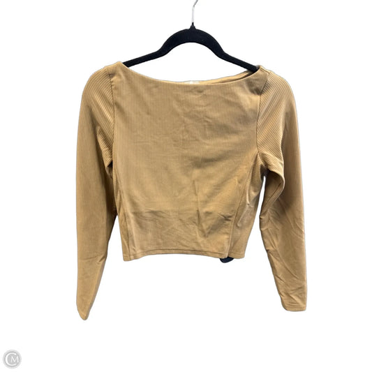 Athletic Top Long Sleeve Crewneck By Calia In Brown, Size: S