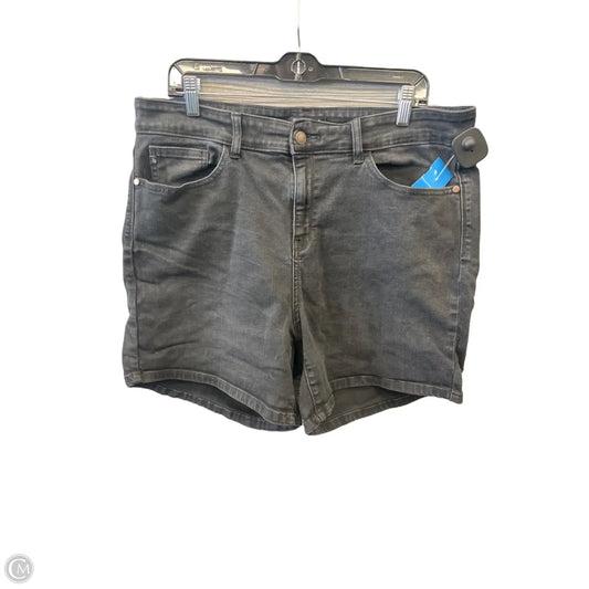 Shorts By Judy Blue In Black Denim, Size: 3x