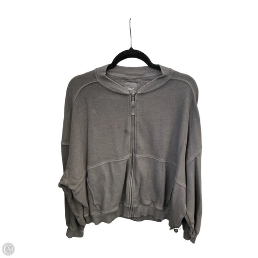 Jacket Shirt By Aerie In Grey, Size: M