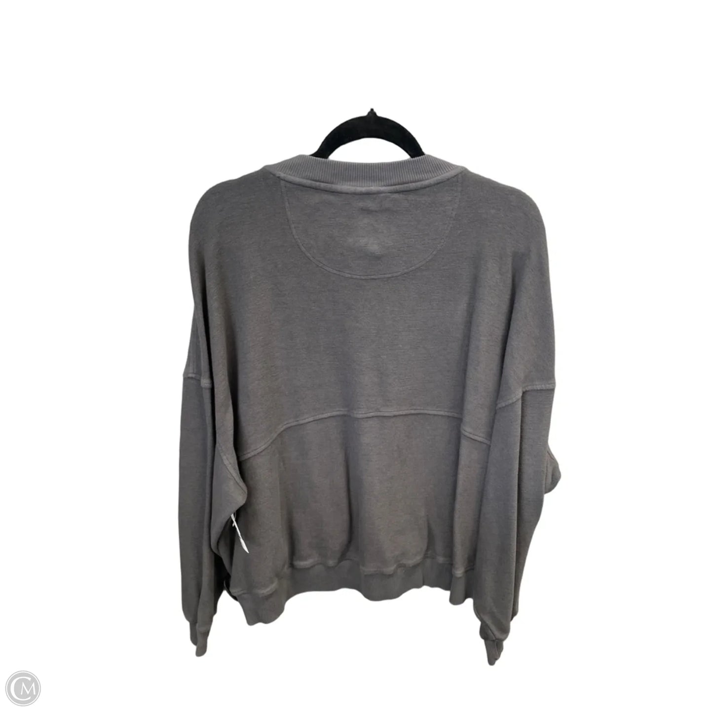 Jacket Shirt By Aerie In Grey, Size: M