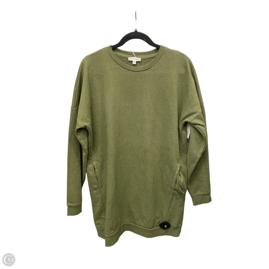 Dress Sweater By Zenana Outfitters In Green, Size: S