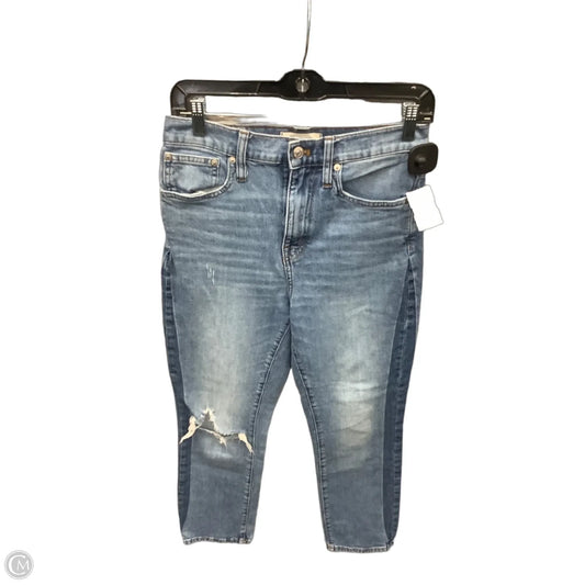 Jeans Boyfriend By Madewell In Blue Denim, Size: 2