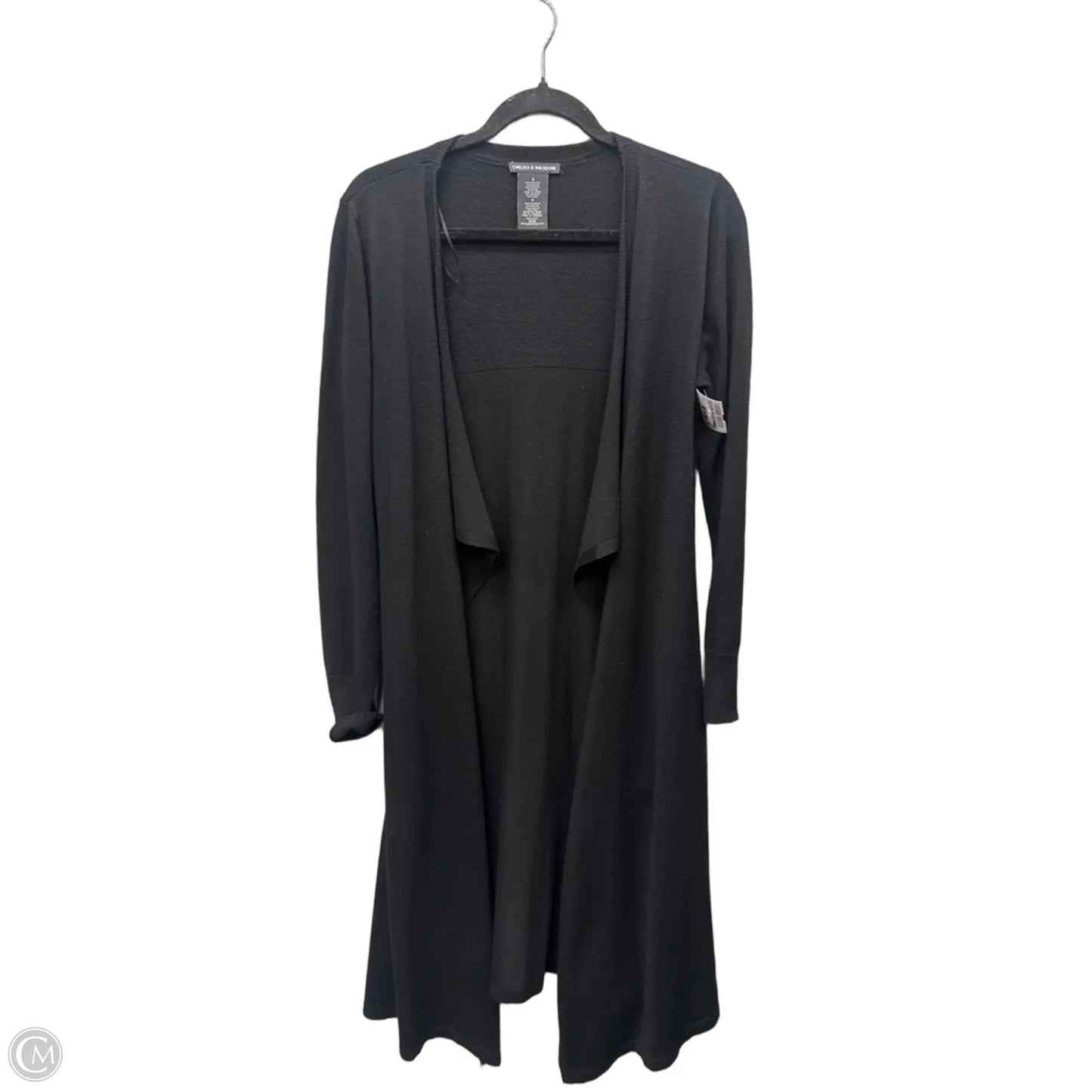 Cardigan By Chelsea And Theodore In Black, Size: S