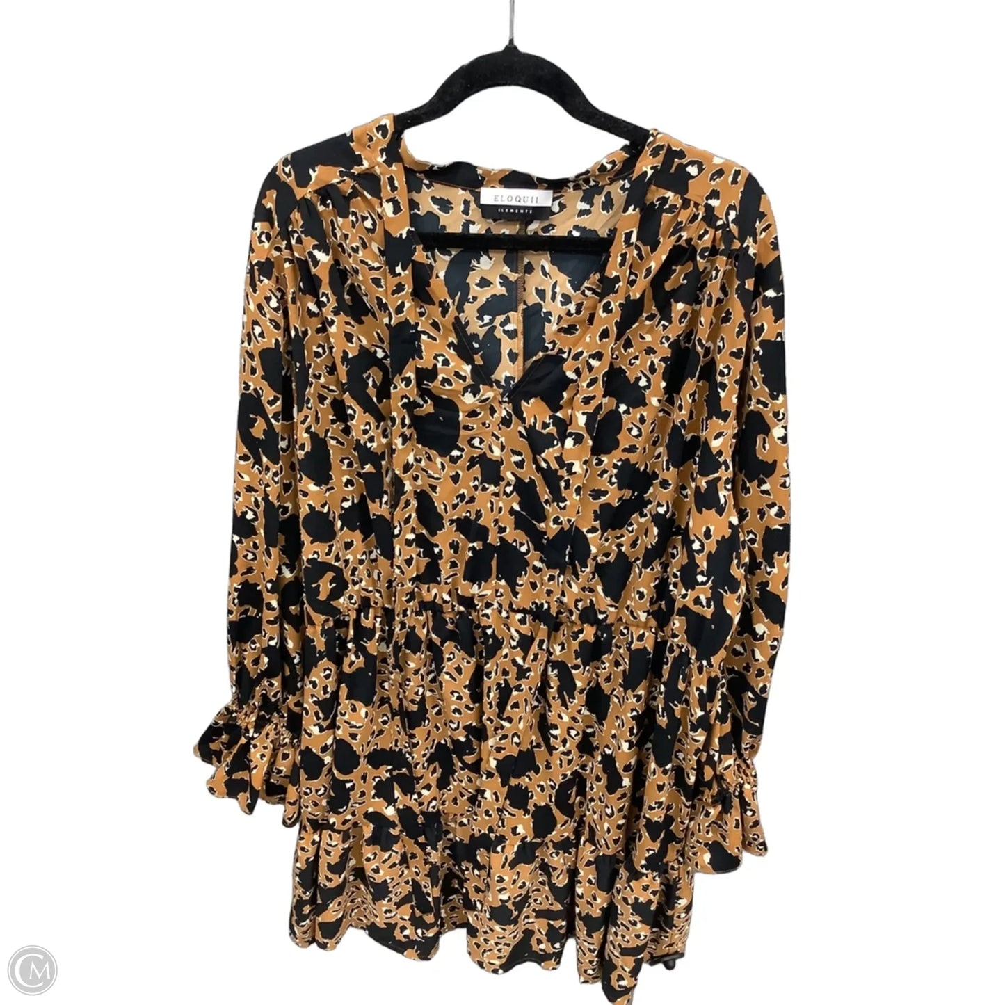 Dress Casual Short By Eloquii In Animal Print, Size: 3x