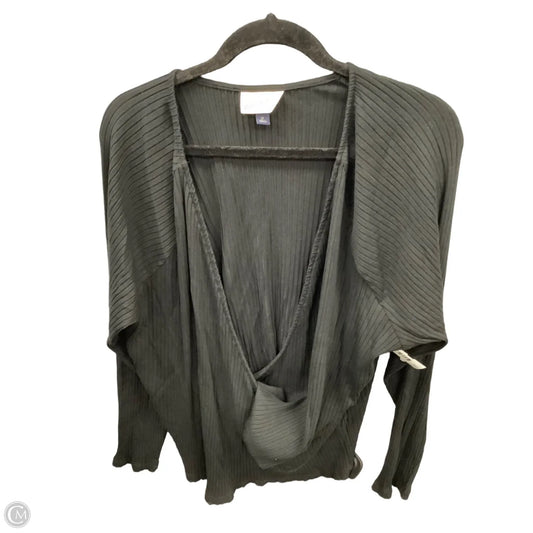 Top Long Sleeve By Universal Thread In Black, Size: 3x