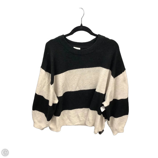 Sweater By H&m In Striped Pattern, Size: 3x