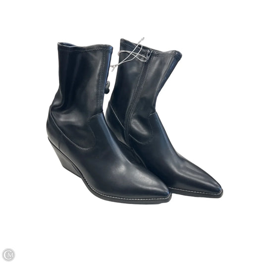 Boots Ankle Heels By Universal Thread In Black, Size: 9.5