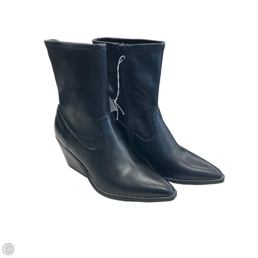 Boots Ankle Heels By Universal Thread In Black, Size: 8.5